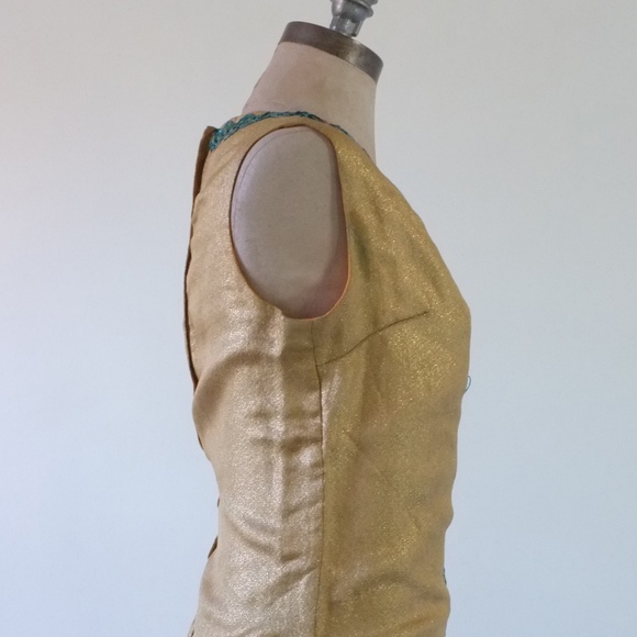 vintage flapper dress | 60s fringed flapper dress - Picture 3 of 16